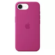 Carcasă din silicon pentru iPhone 16e - Fuchsia