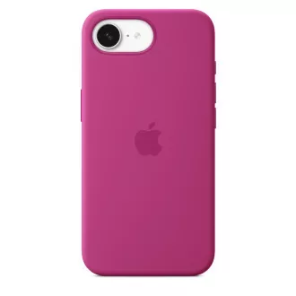 Carcasă din silicon pentru iPhone 16e - Fuchsia