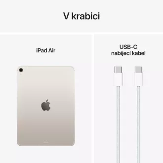 Apple iPad Air 11"/(M3) Wi-Fi + Cellular/10.86"/2360x1640/8GB/512GB/iPadOS18/Starlight
