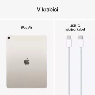 Apple iPad Air 13"/(M3) Wi-Fi/12.9"/2732x2048/8GB/512GB/iPadOS18/Starlight