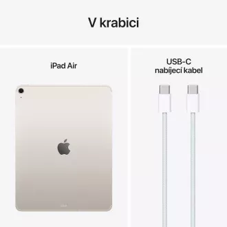 Apple iPad Air 13"/(M3) Wi-Fi + Cellular/12.9"/2732x2048/8GB/256GB/iPadOS18/Starlight Apple iPad Air 13"/(M3) Wi-Fi + Cellular/12.9"/2732x2048/8GB/256GB/iPadOS18/Starlight