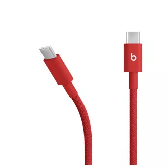 Cablu USB-C / USB-C țesut Beats (1,5 m) - Roșu rapid