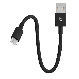Cablu țesut Beats USB-A / USB-C (20 cm) - Negru Bolt