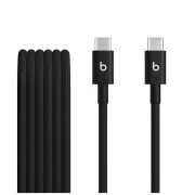 Cablu USB-C / USB-C țesut Beats (1,5 m) - Negru (2 buc)