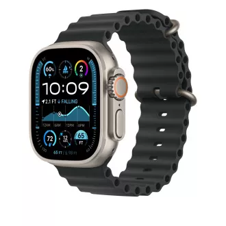 Ceas Acc/49/Black Ocean Band -Natur.Titanium