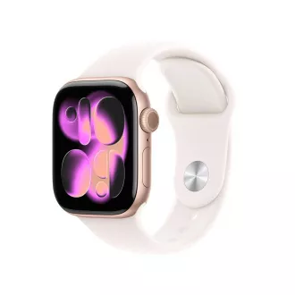 Apple Watch S11/42/Curea Sport/Roșu deschis