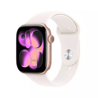 Apple Watch S11/46/Curea Sport/Roșu deschis Apple Watch S11/46/Curea Sport/Roșu deschis