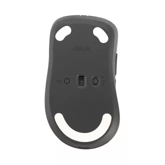 Mouse fără fir ASUS MD102/Office/Optic/Dreaptacă/1600 DPI/USB+BT/Gri închis