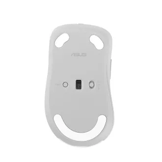 Mouse fără fir ASUS MD102/Office/Optic/Dreaptacă/1600 DPI/USB+BT/Alb