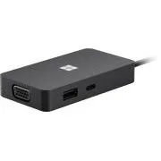 Hub de călătorie Microsoft Surface USB-C, negru