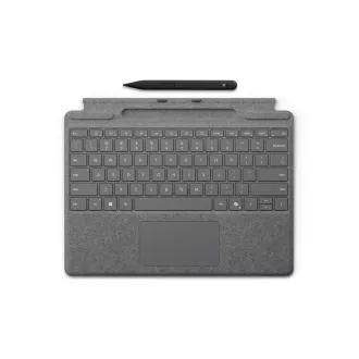 Pachet tastatură Microsoft Surface Pro + Slim Pen 2 (Platinum), Comercial, CZ&SK
