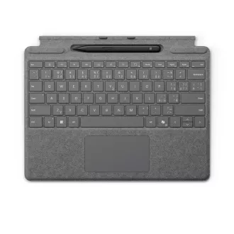 Pachet tastatură Microsoft Surface Pro + Slim Pen 2 (Platinum), Comercial, CZ&SK