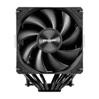 Cooler CPU dual FSP MP7-B, ventilator FDB de 120 mm, negru