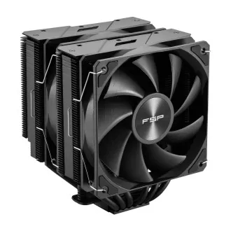 Cooler CPU dual FSP MP7-B, ventilator FDB de 120 mm, negru