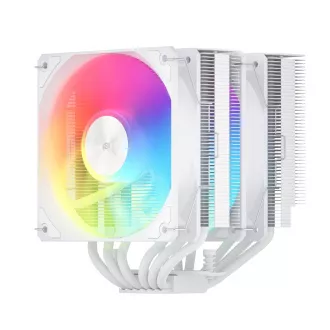 Cooler CPU dual FSP MP7-WA, ventilator FDB de 120 mm, alb
