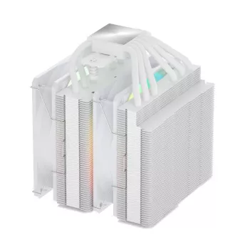 Cooler CPU dual FSP MP7-WA, ventilator FDB de 120 mm, alb