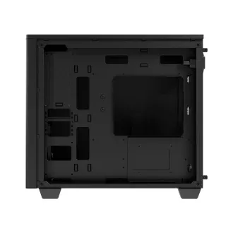 FSP CST360B/Micro Tower/Transparent/Negru