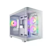 FSP S380-WA/Micro ATX/Transparent/Alb
