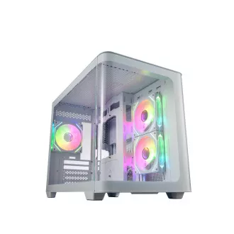 FSP S380-WA/Micro ATX/Transparent/Alb