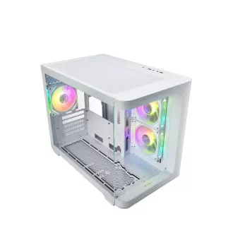 FSP S380-WA/Micro ATX/Transparent/Alb