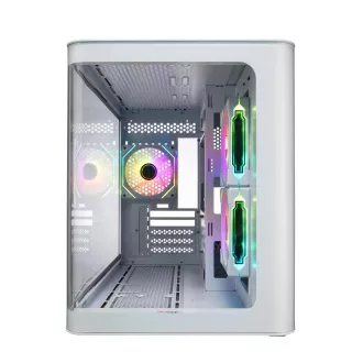 FSP S380-WA/Micro ATX/Transparent/Alb