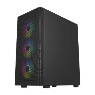 FSP M220/Midi Tower/Transparent/Negru