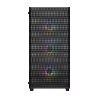 FSP M220/Midi Tower/Transparent/Negru