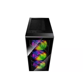 FSP CMT192/Midi Tower/Transpar./Negru