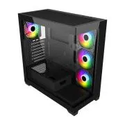 FSP M340-BA/Midi Tower/Transparent/Negru