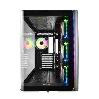 FSP M580-BA/Midi Tower/Transparent/Negru