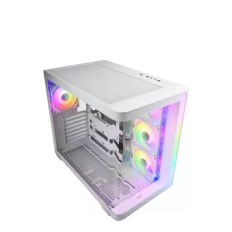 FSP M580-WA/Midi Tower/Transparent/Alb