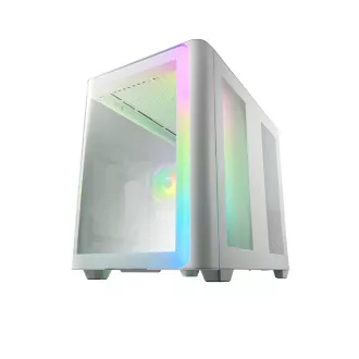 FSP M580-WA/Midi Tower/Transparent/Alb