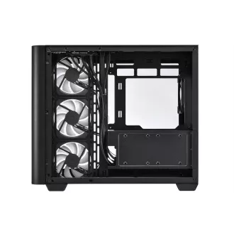 FSP M580-BP/Midi Tower/Transparent/Negru