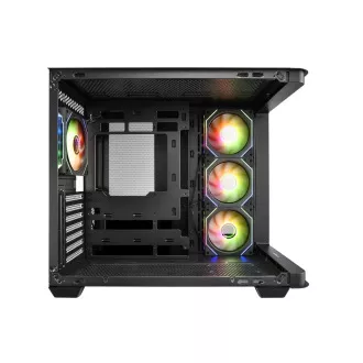 FSP M580-BP/Midi Tower/Transparent/Negru
