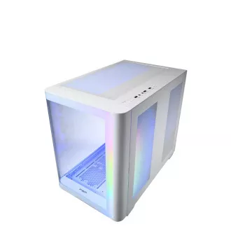 FSP M580-WP/Midi Tower/Transparent/Alb