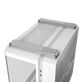 Carcasă ASUS GT502 HORIZON ALBĂ, ARGB, STICLĂ TEMPERATĂ