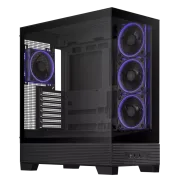 Carcasă ASUS A31 PLUS TG ARGB FANS neagră