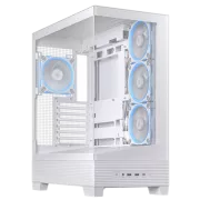 Carcasă ASUS A31 PLUS TG ARGB FANS albă
