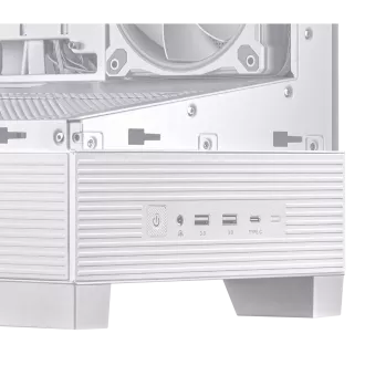 Carcasă ASUS A31 PLUS TG ARGB FANS albă