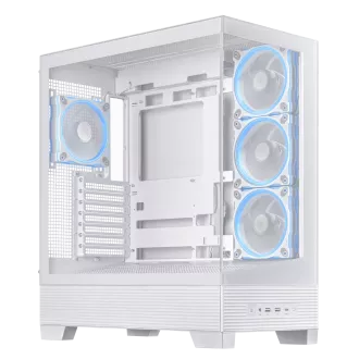 Carcasă ASUS A31 PLUS TG ARGB FANS albă