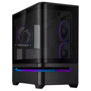 Carcasă ASUS PRIME AP202 TG ARGB FANS neagră