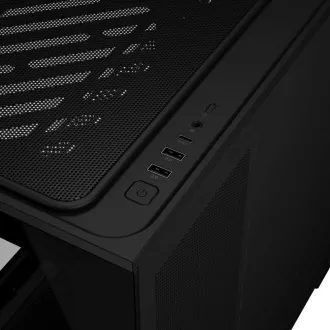 Carcasă ASUS PRIME AP202 TG ARGB FANS neagră