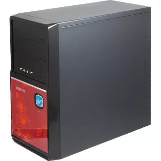 AMEI AM-C1002BR/Micro ATX/Negru și roșu AMEI AM-C1002BR/Micro ATX/Negru și roșu