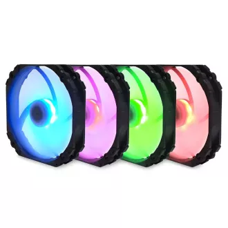 SCYTHE KF1425FD18R-P Fan Kaze Flex 140 mm rotund RGB PWM 300-1800 rpm