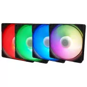 SCYTHE KF1225FD12AR-P Ventilator Kaze Flex 120 mm ARGB PWM, 300-1200 rpm