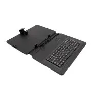 Husă din piele AIREN AiTab 4 cu tastatură USB 10" NEAGRĂ (layout CZ/SK/DE/UK/US)