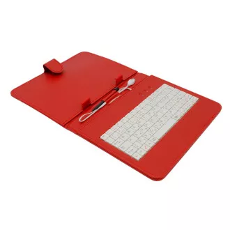 Husă din piele AIREN AiTab 2 cu tastatură USB 8" ROȘIE (layout CZ/SK/DE/UK/US..) Husă din piele AIREN AiTab 2 cu tastatură USB 8" ROȘIE (layout CZ/SK/DE/UK/US..)