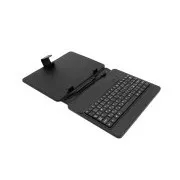 Husă din piele AIREN AiTab 2 cu tastatură USB 8" NEAGRĂ (layout CZ/SK/DE/UK/US)