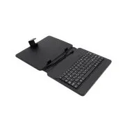 Husă din piele AIREN AiTab 2 cu tastatură USB 8" NEAGRĂ (layout CZ/SK/DE/UK/US)