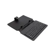 Husă din piele AIREN AiTab 1 cu tastatură USB 7" NEAGRĂ (layout CZ/SK/DE/UK/US)